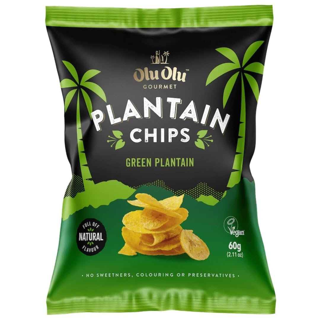 Olu Olu Green Plantain Chips Box