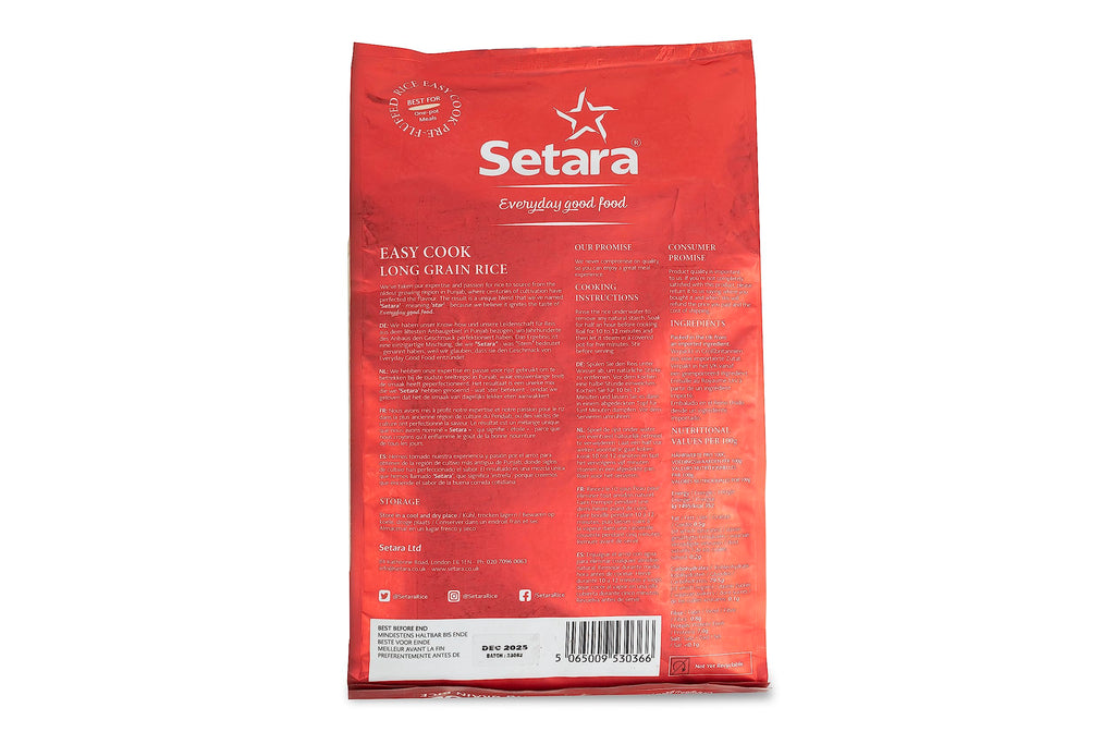 Setara Easy Cook Rice 10kg