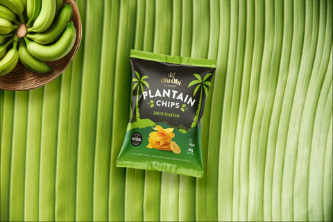 Olu Olu Green Plantain Chips Box