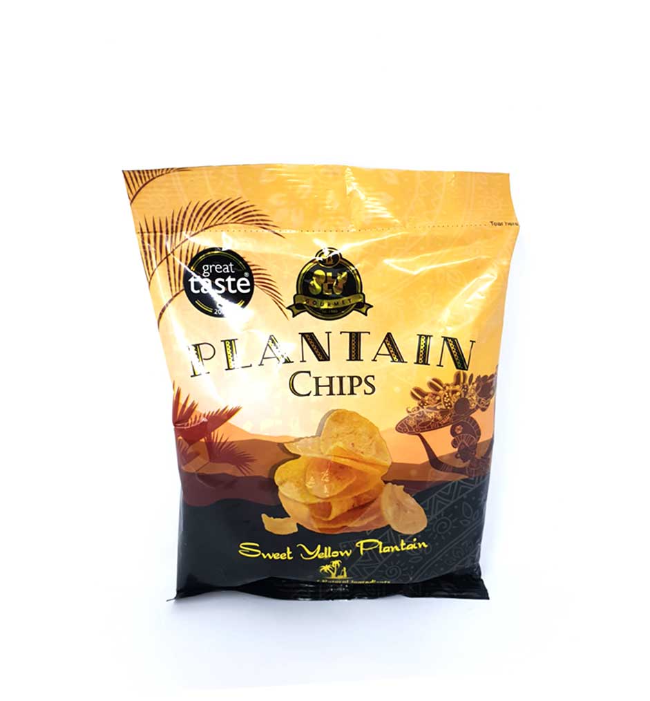 Olu Olu Yellow Plantain Chips Box